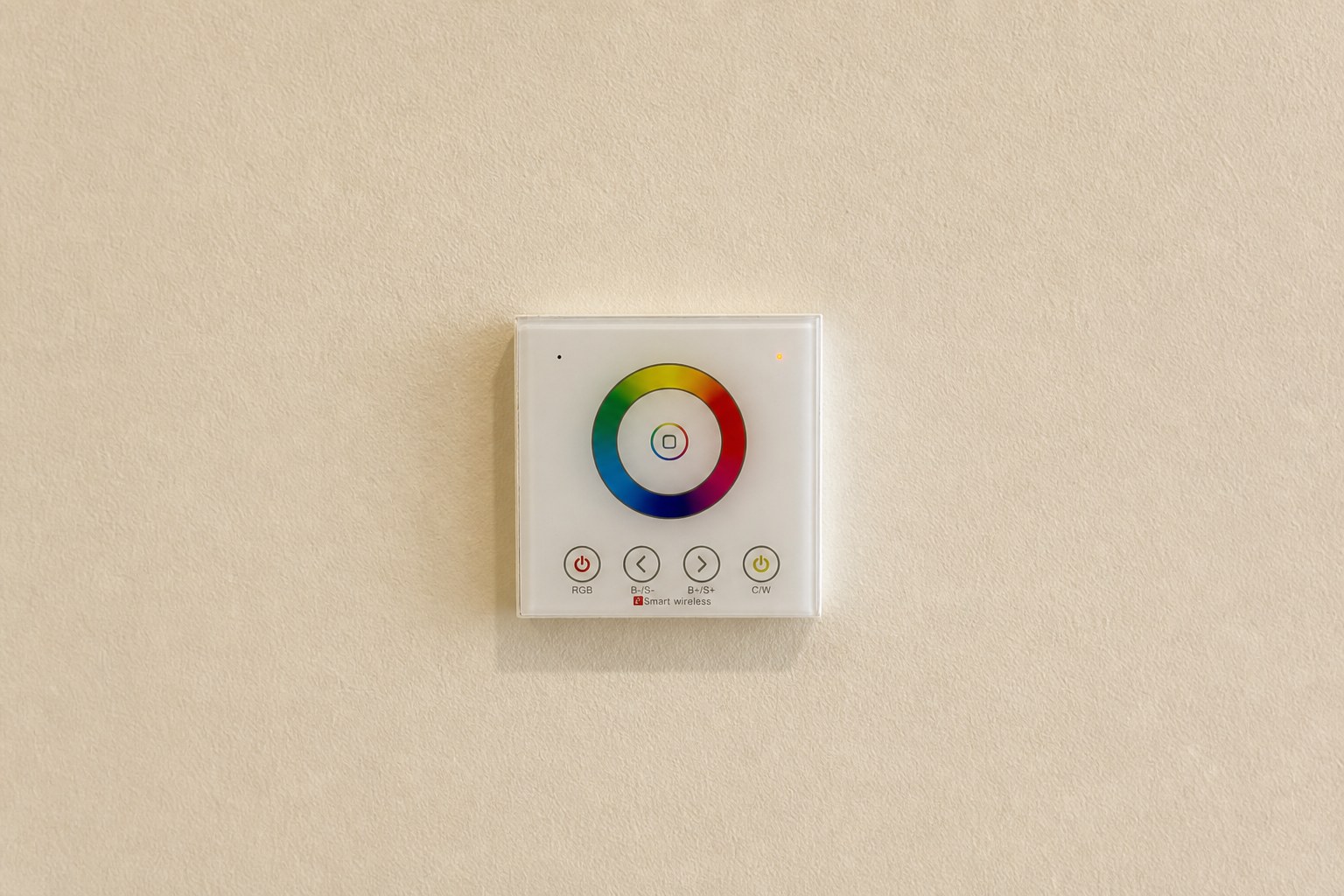 Colour-wheel control for sensory lighting at Heron House